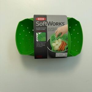 OXO SoftWorks Silicone Steamer Basket Pressure Cooker InstaPot Heat Resistant